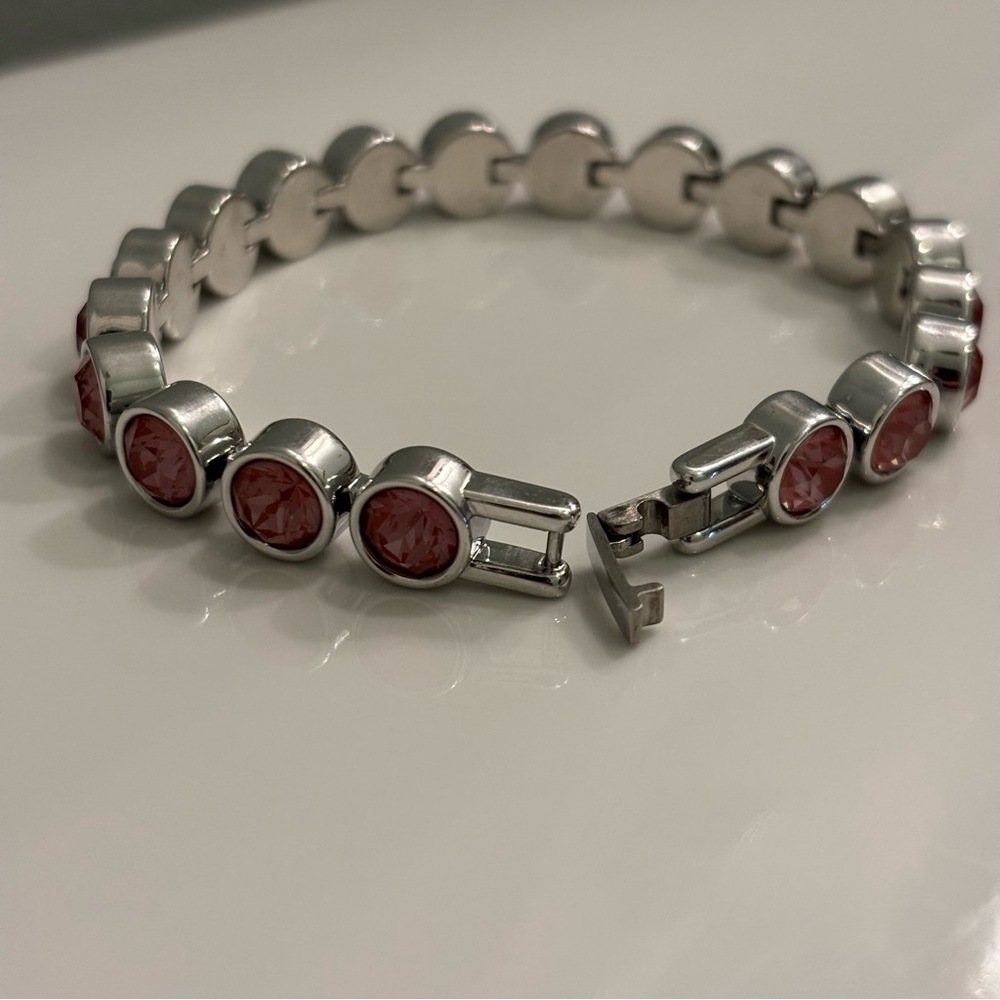 Touchstone Crystal Pink Ice Bracelet - Picture 6 of 7